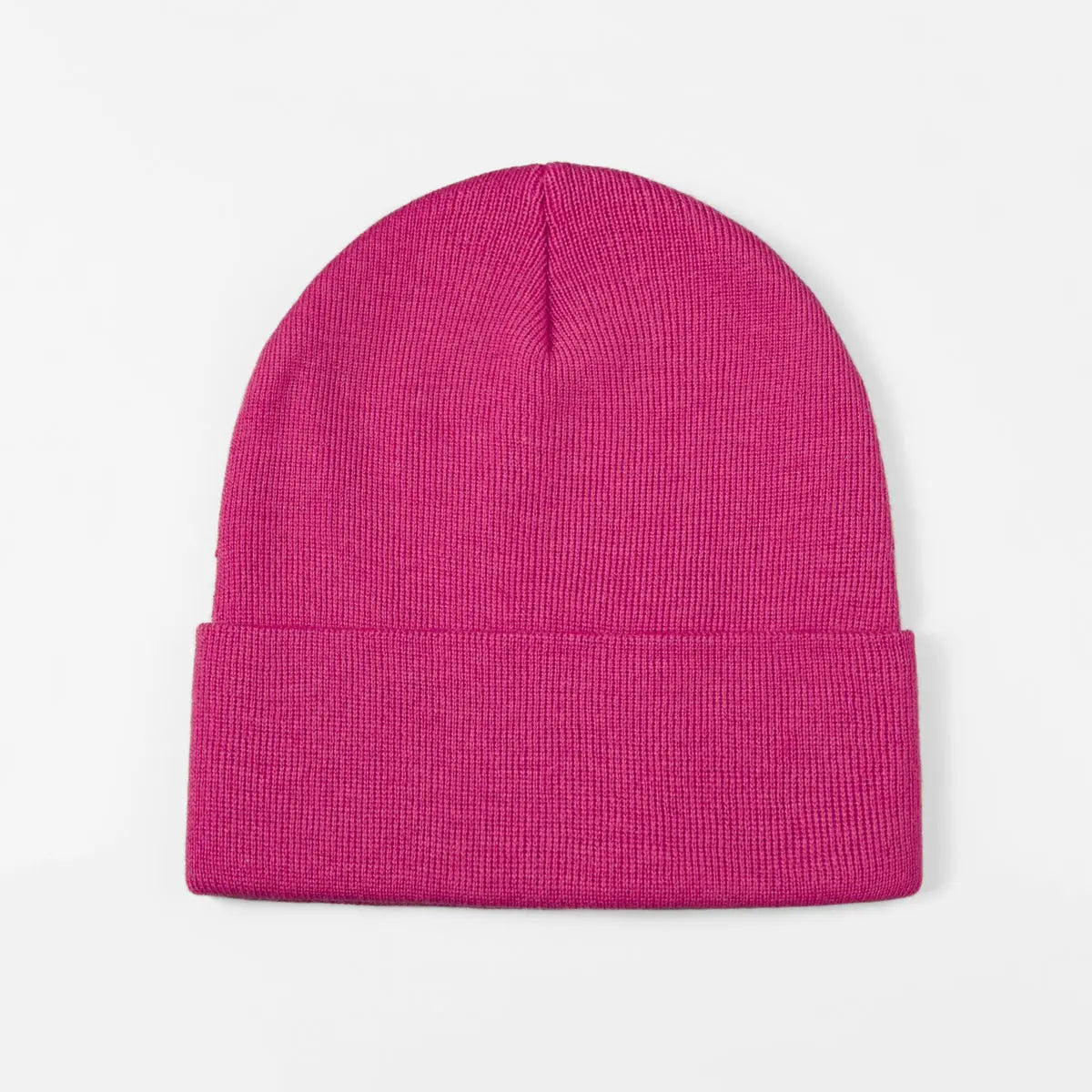 Blank Cuffed Wool Blend Beanie Wholesale - 1149