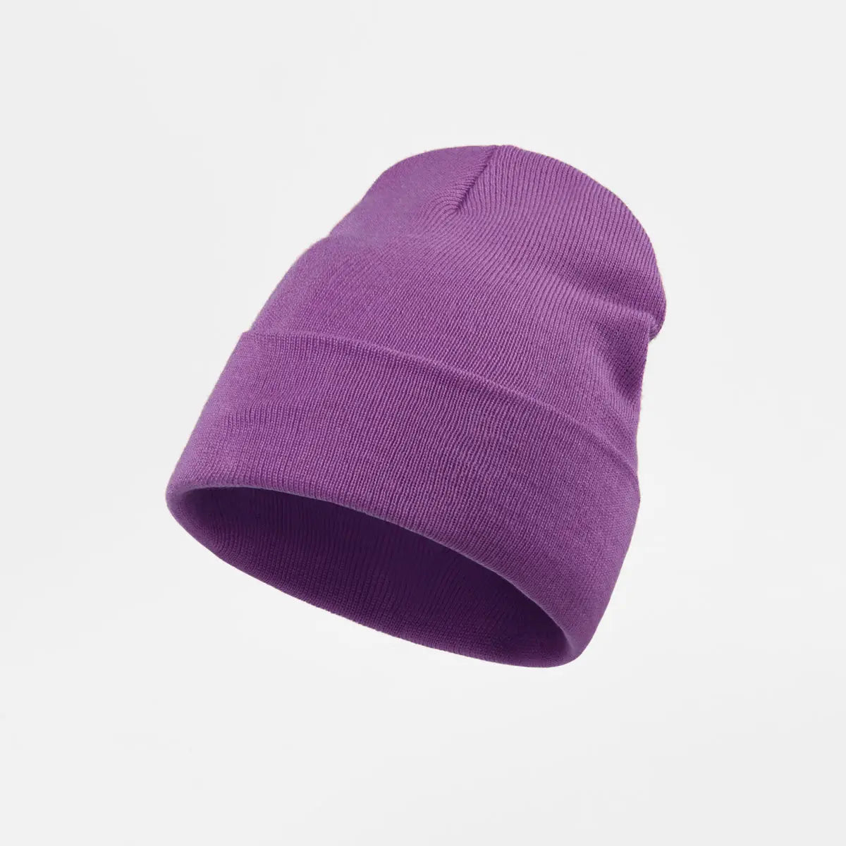 Blank Cuffed Wool Blend Beanie Wholesale - 1149