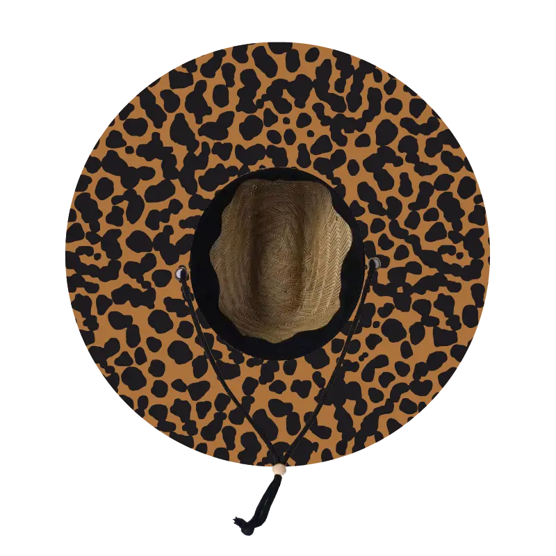 Straw Lifeguard Sun Hat Wholesale - Blank and Under Brim