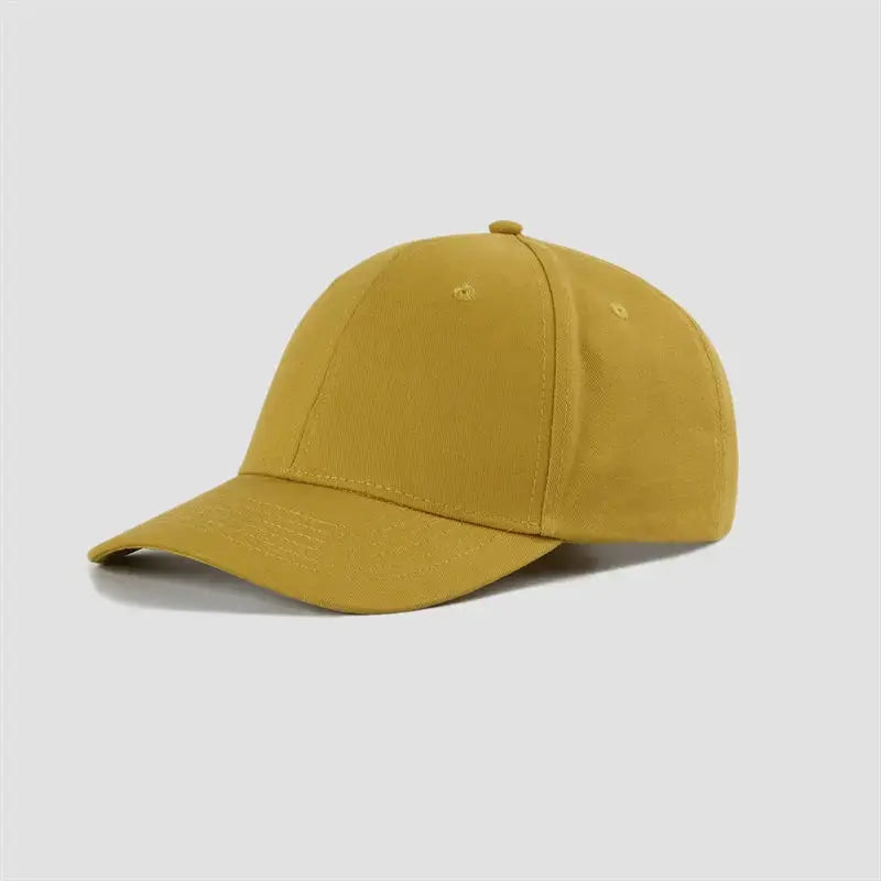 Blank 6 Panel Mid Profile Structured Baseball Cap Wholesale - 6166