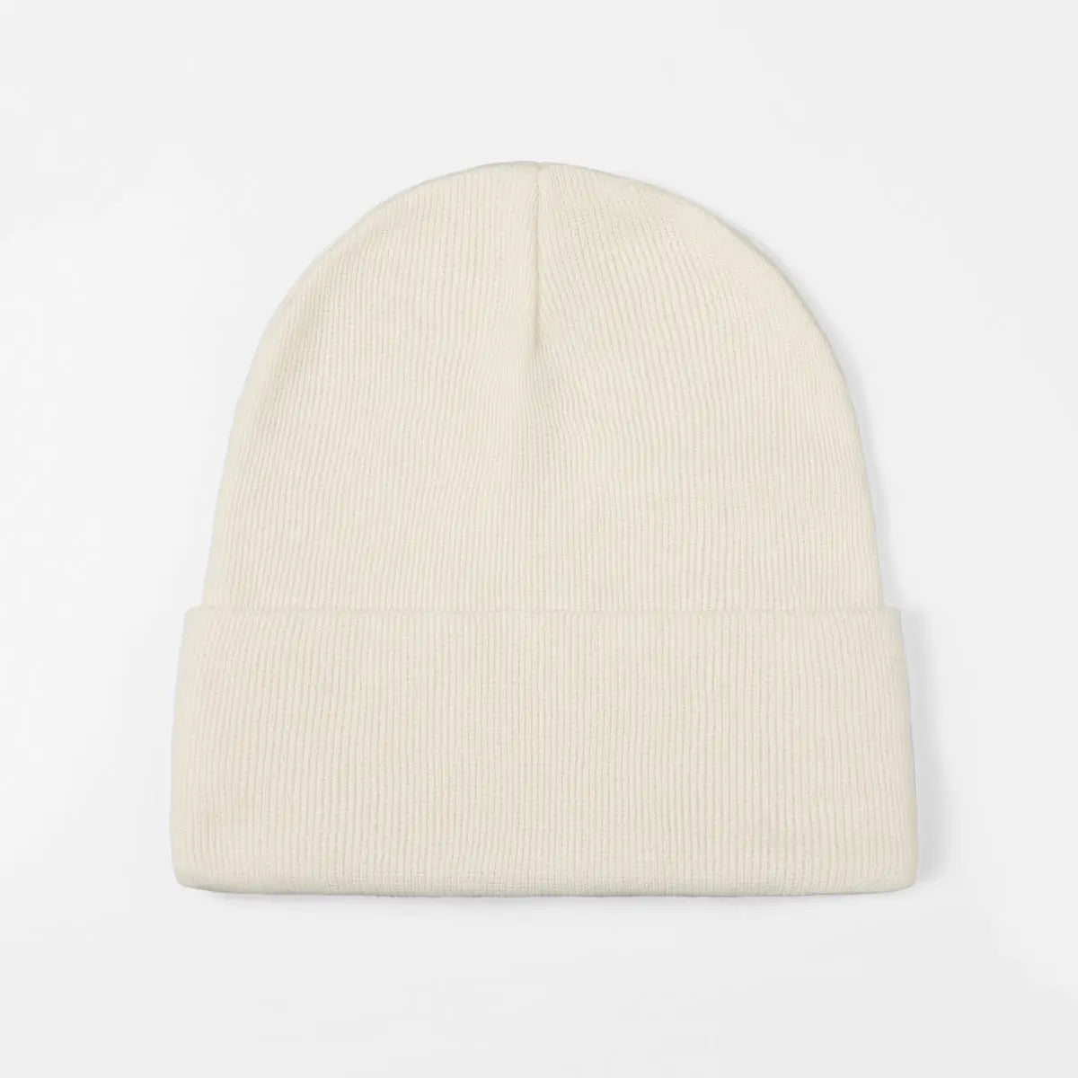 Blank Cuffed Wool Blend Beanie Wholesale - 1149