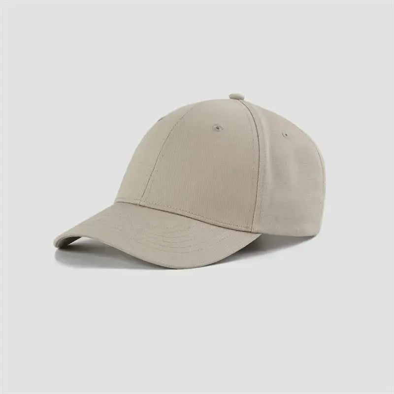 Blank 6 Panel Mid Profile Structured Baseball Cap Wholesale - 6166
