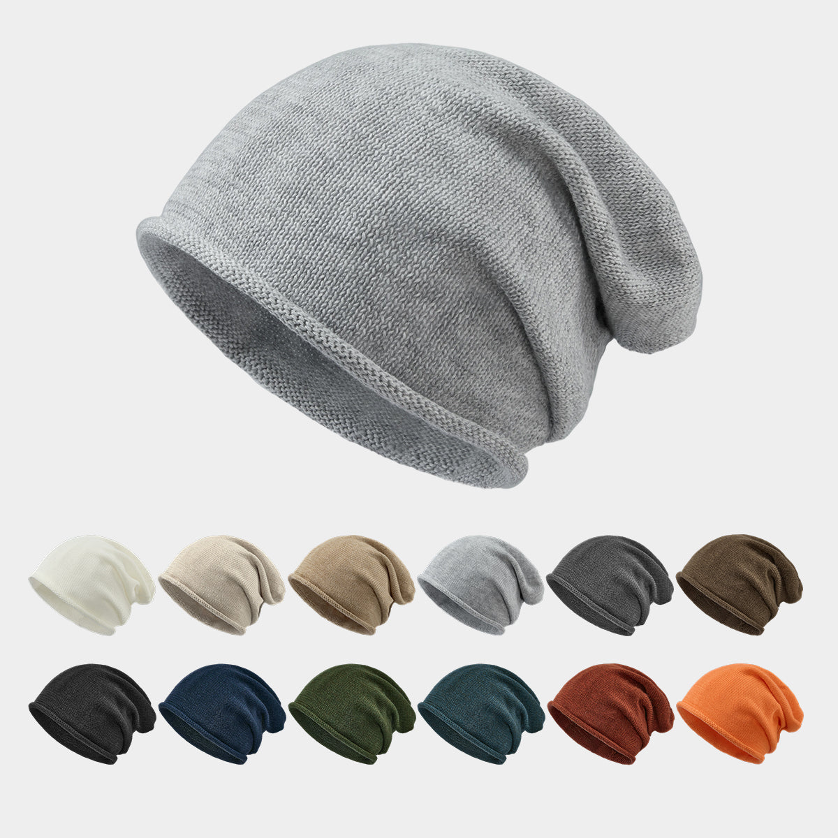 Blank Merino Wool Slouchy Beanie Wholesale - 1258 Foremost Hat