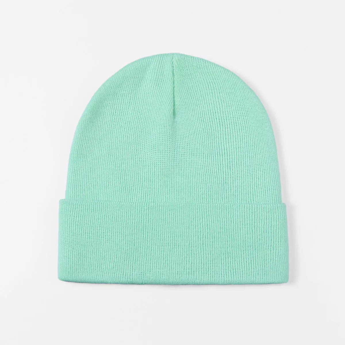 Blank Cuffed Wool Blend Beanie Wholesale - 1149