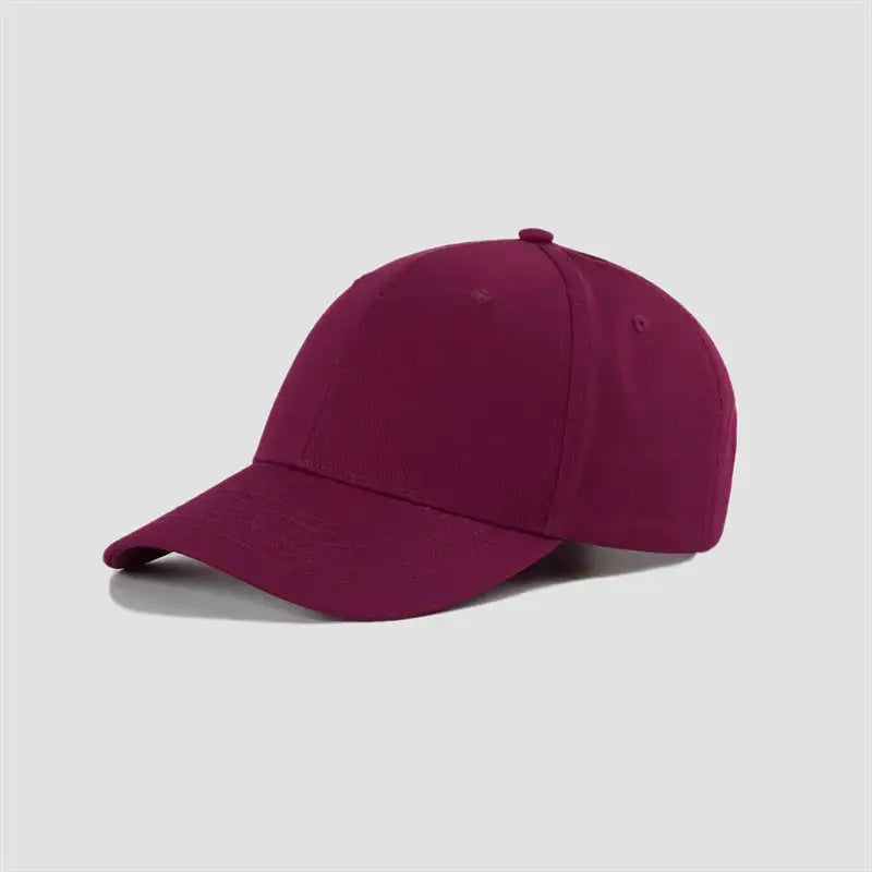 Blank 6 Panel Mid Profile Structured Baseball Cap Wholesale - 6166