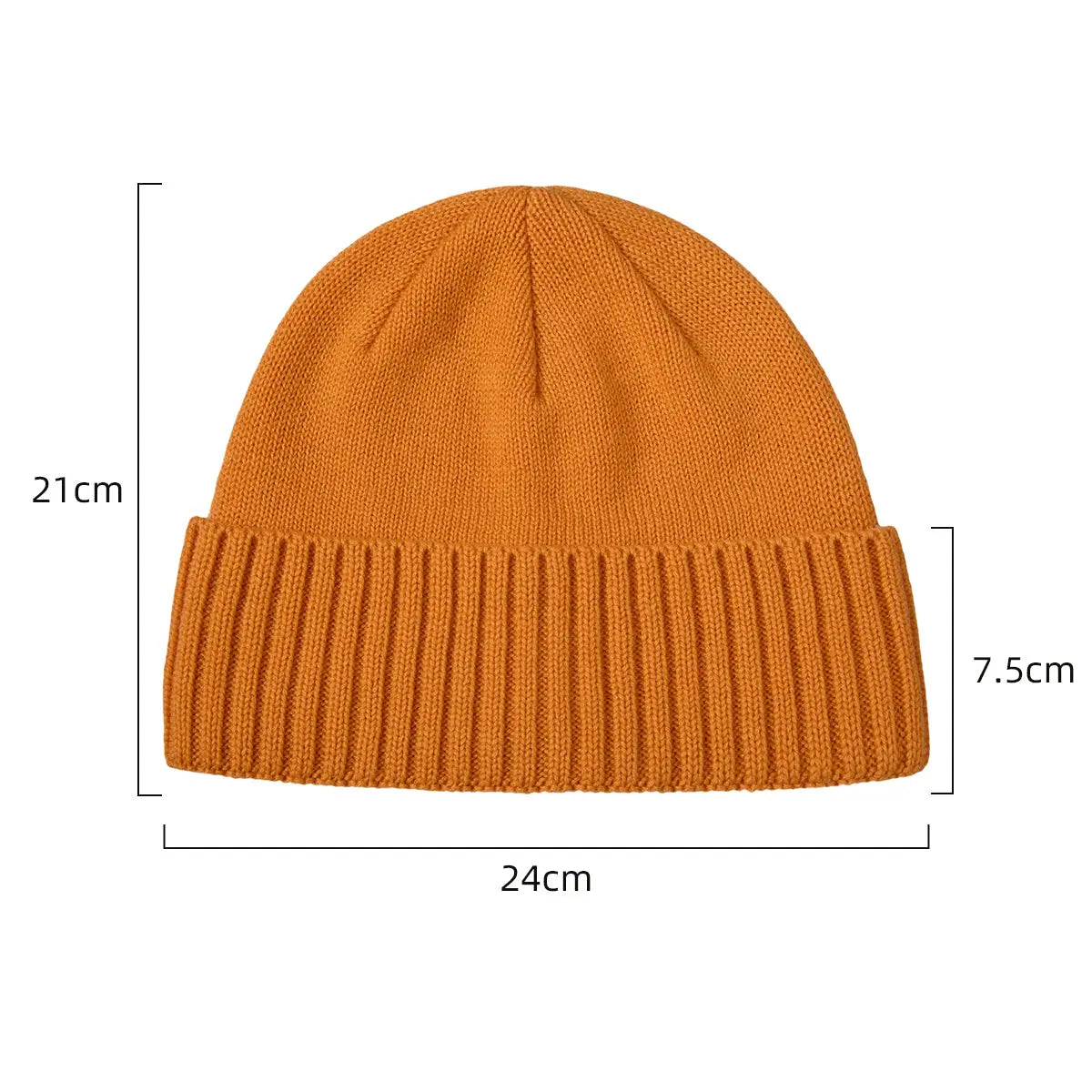 Blank Classic Ribbed Knit Wool Beanie Wholesale - 1188