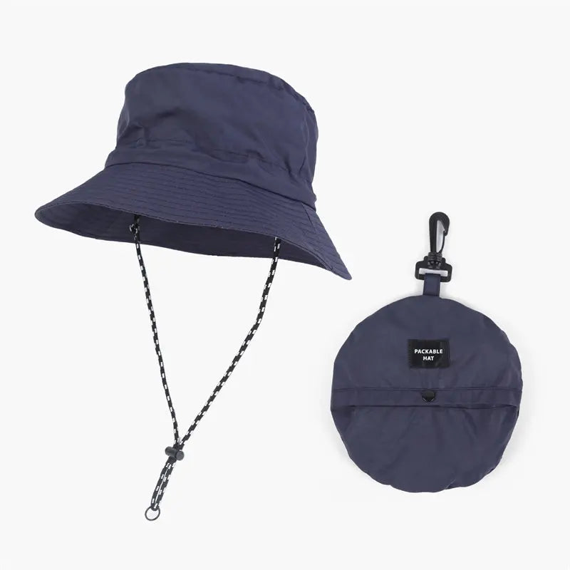 128 - Blank Water Proof Quick Dry Packable Bucket Hat UPF 50+