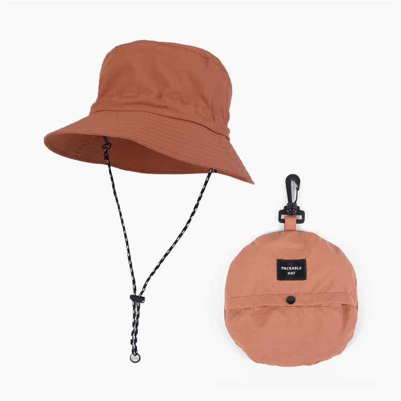 128 - Blank Water Proof Quick Dry Packable Bucket Hat UPF 50+