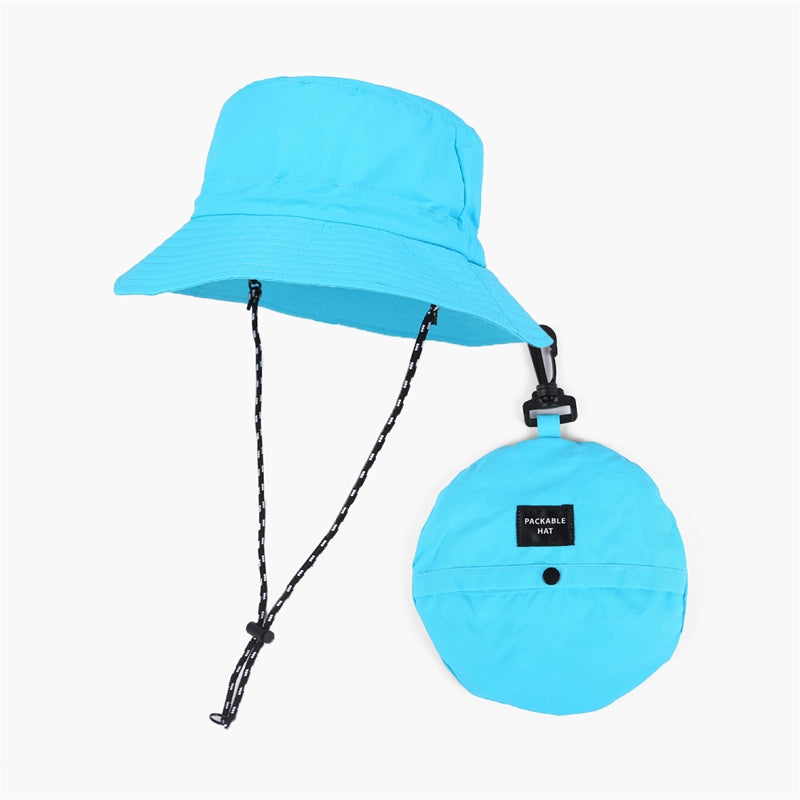 128 - Blank Water Proof Quick Dry Packable Bucket Hat UPF 50+