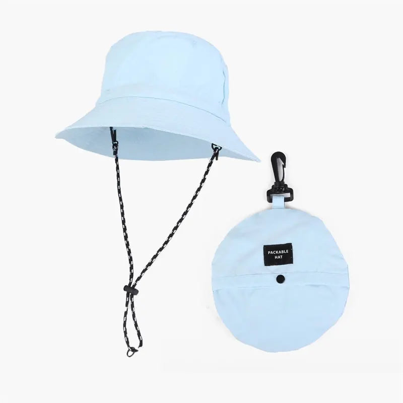 128 - Blank Water Proof Quick Dry Packable Bucket Hat UPF 50+