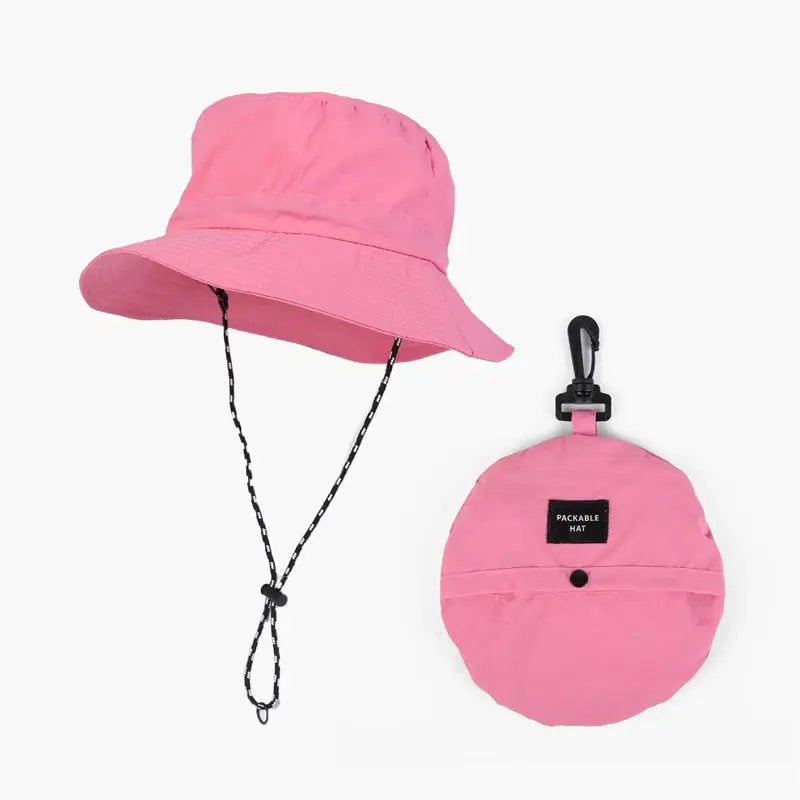 128 - Blank Water Proof Quick Dry Packable Bucket Hat UPF 50+