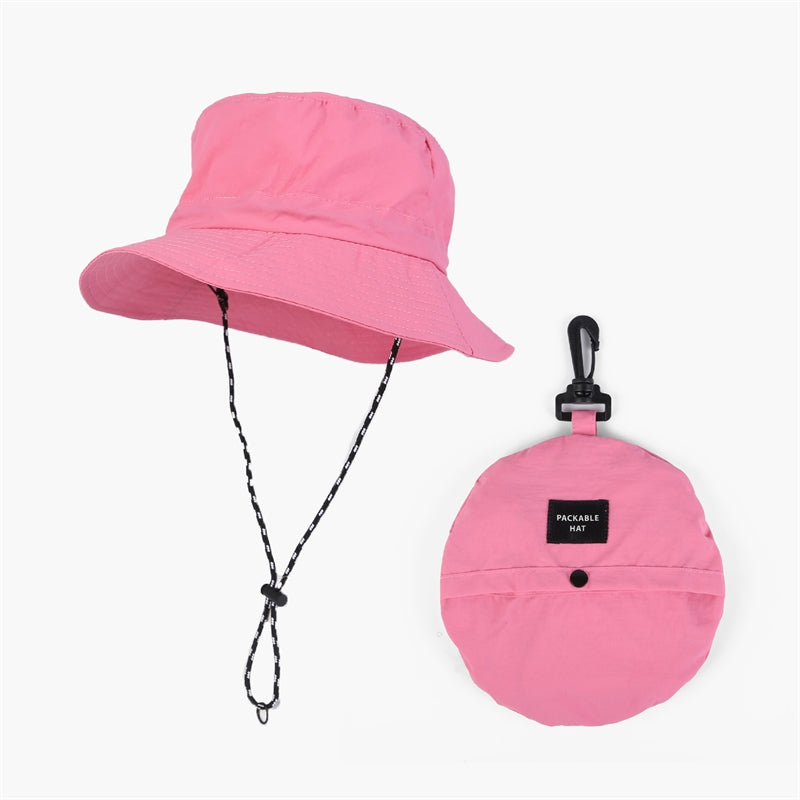 128 - Blank Water Proof Quick Dry Packable Bucket Hat UPF 50+