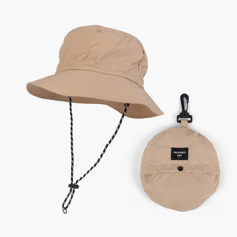 128 - Blank Water Proof Quick Dry Packable Bucket Hat UPF 50+