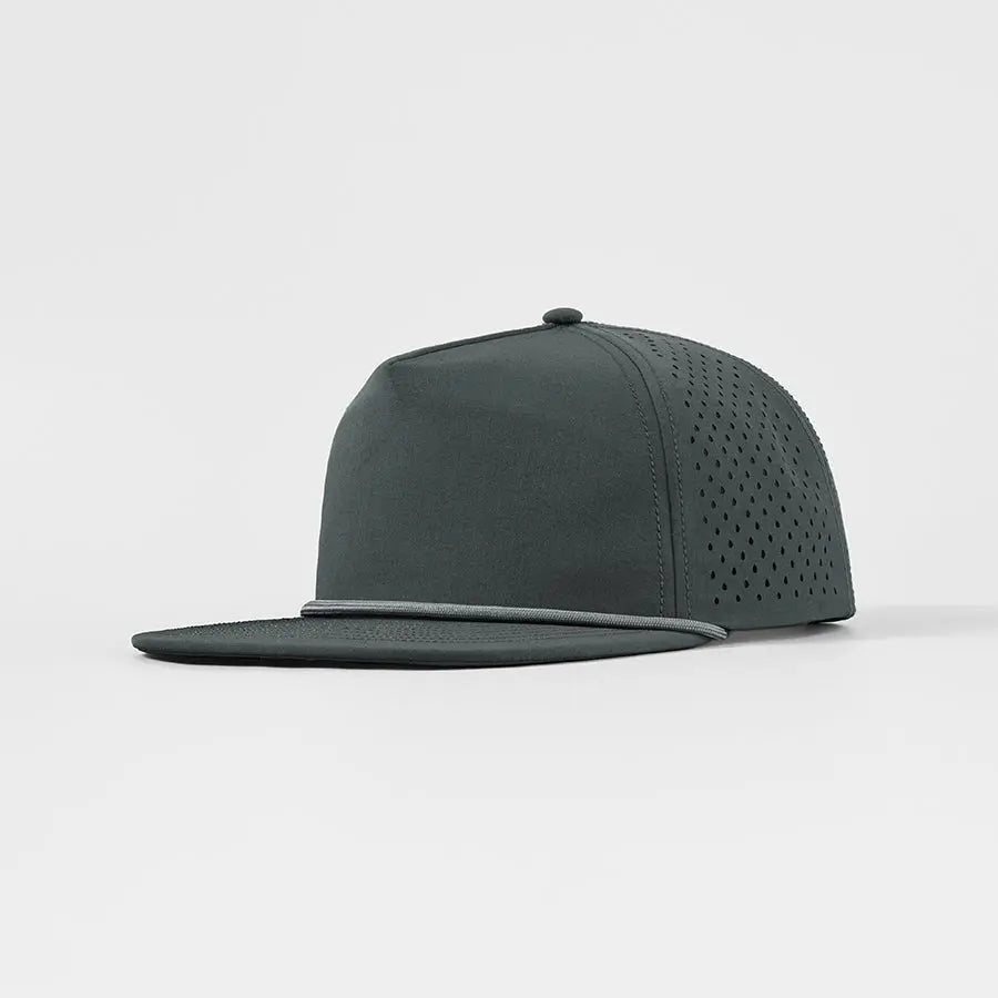 Blank Water Repellent 5 Panel Snapback Golf Hats with Rope Wholesale -