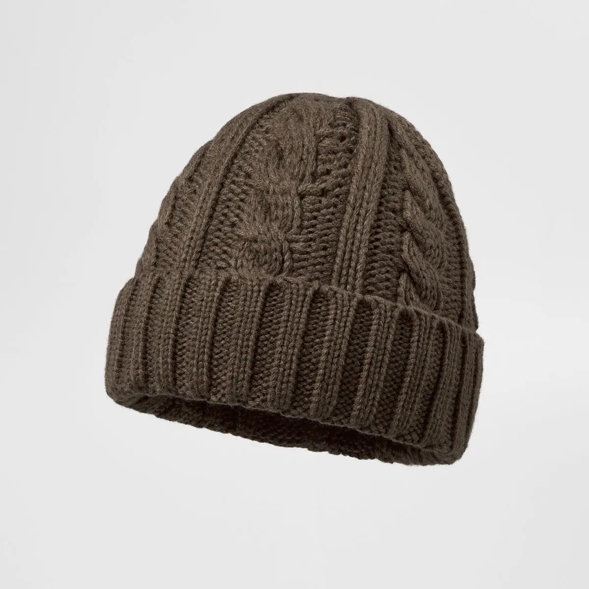 Blank Australian Wool Cable Knit Beanie - 1340