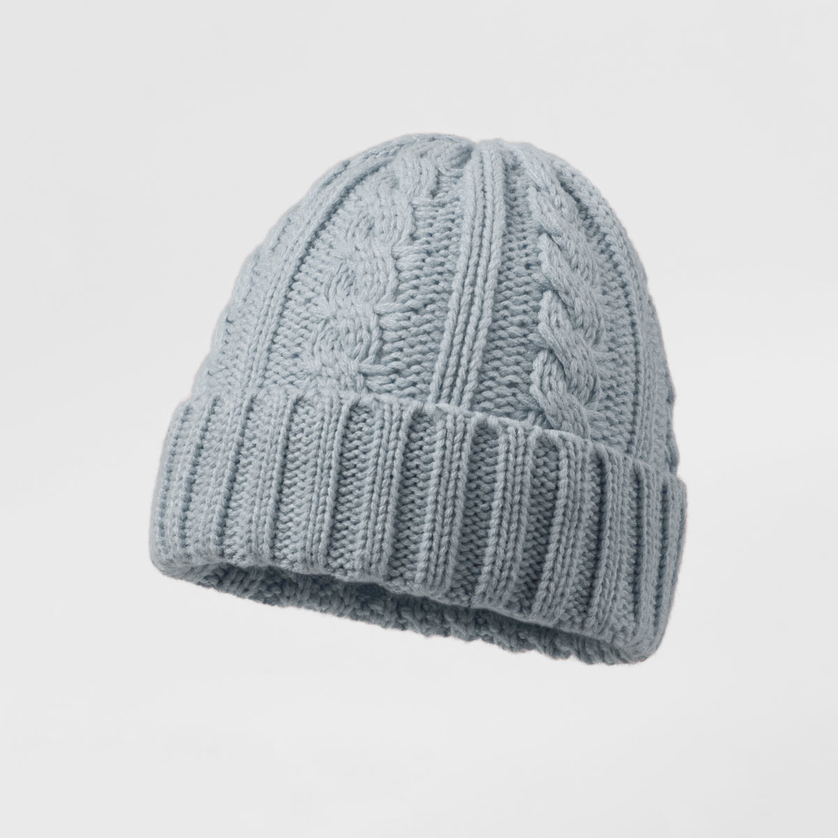 Blank Australian Wool Cable Knit Beanie - 1340