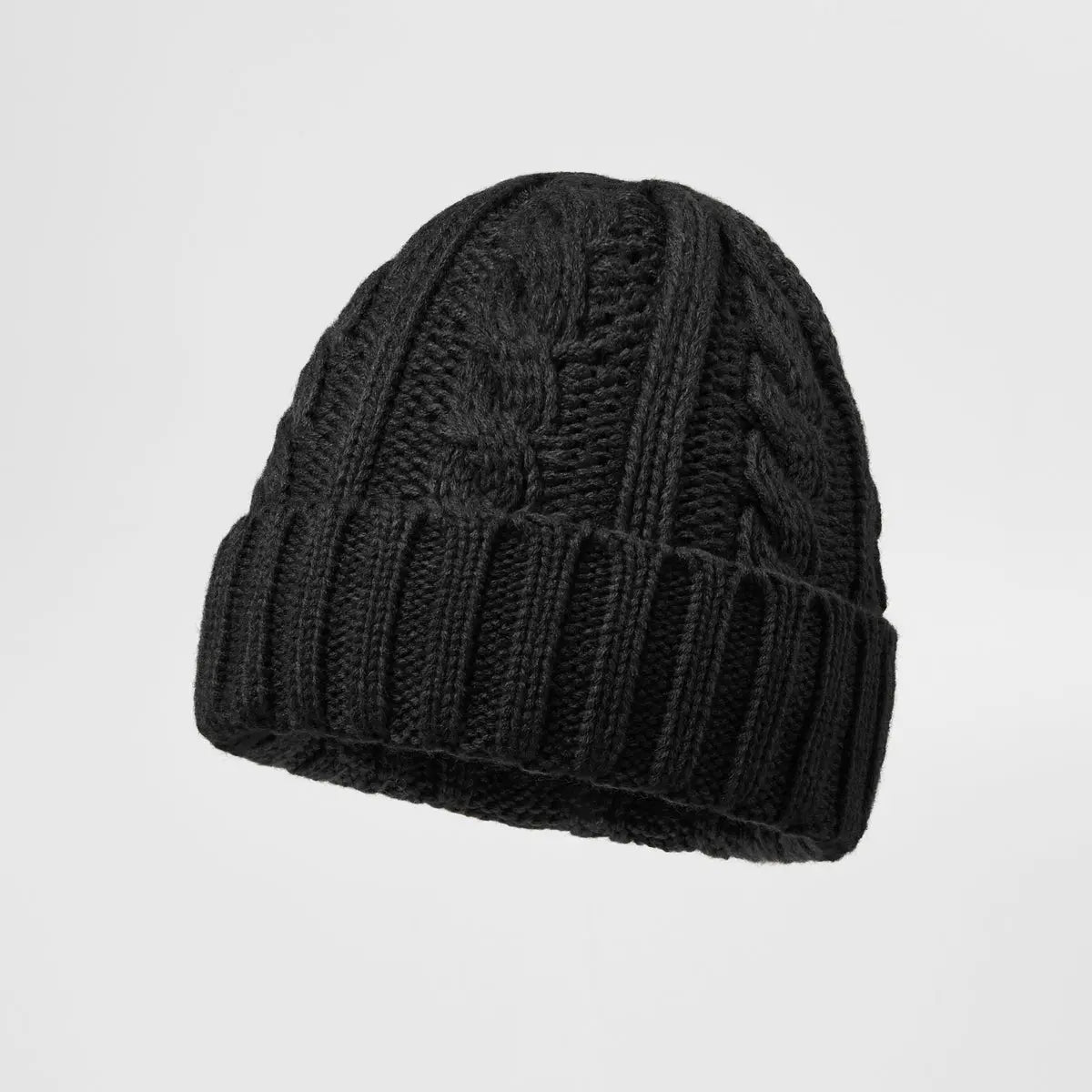Blank Australian Wool Cable Knit Beanie - 1340