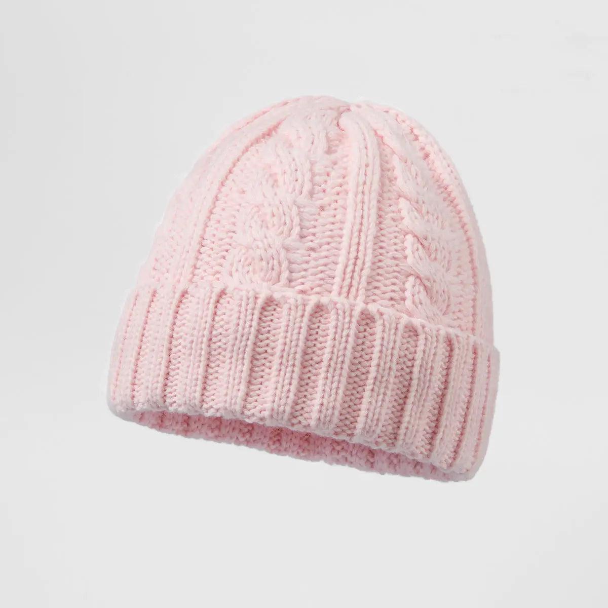 Blank Australian Wool Cable Knit Beanie - 1340