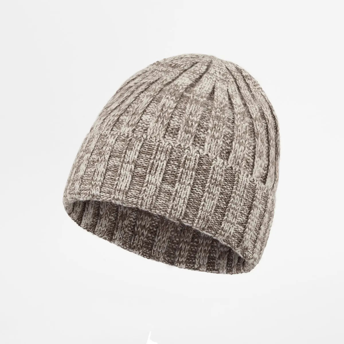 Blank Ribbed Merino Wool and Cashmere Blend Beanies - 1313