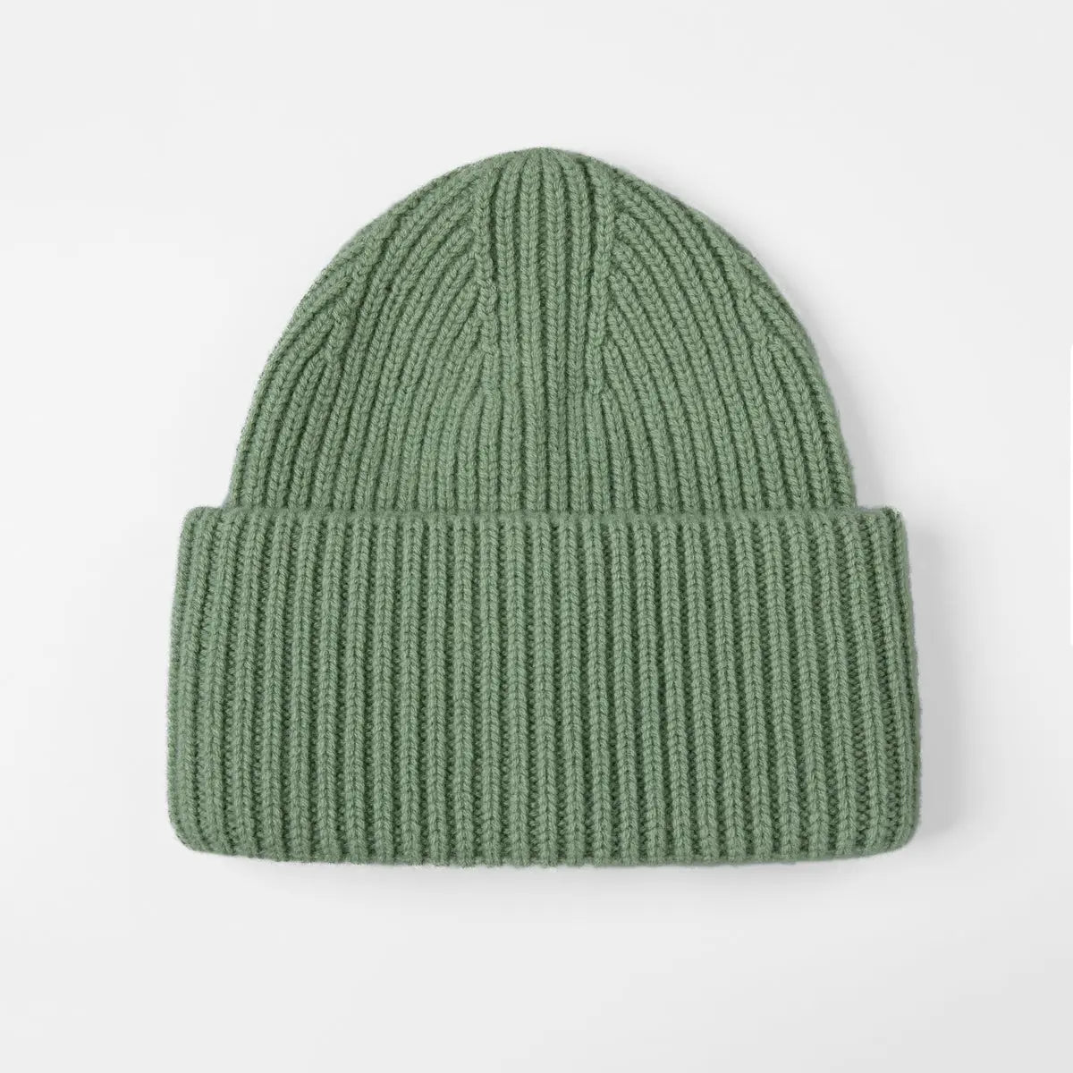 Blank High Cuffed Merino Wool Beanies - 1338