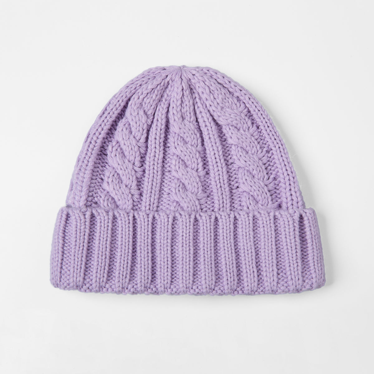 Blank Australian Wool Cable Knit Beanie - 1340