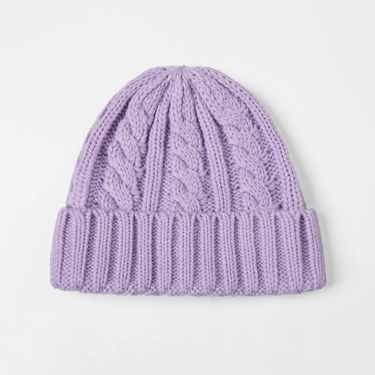 Blank Australian Wool Cable Knit Beanie - 1340