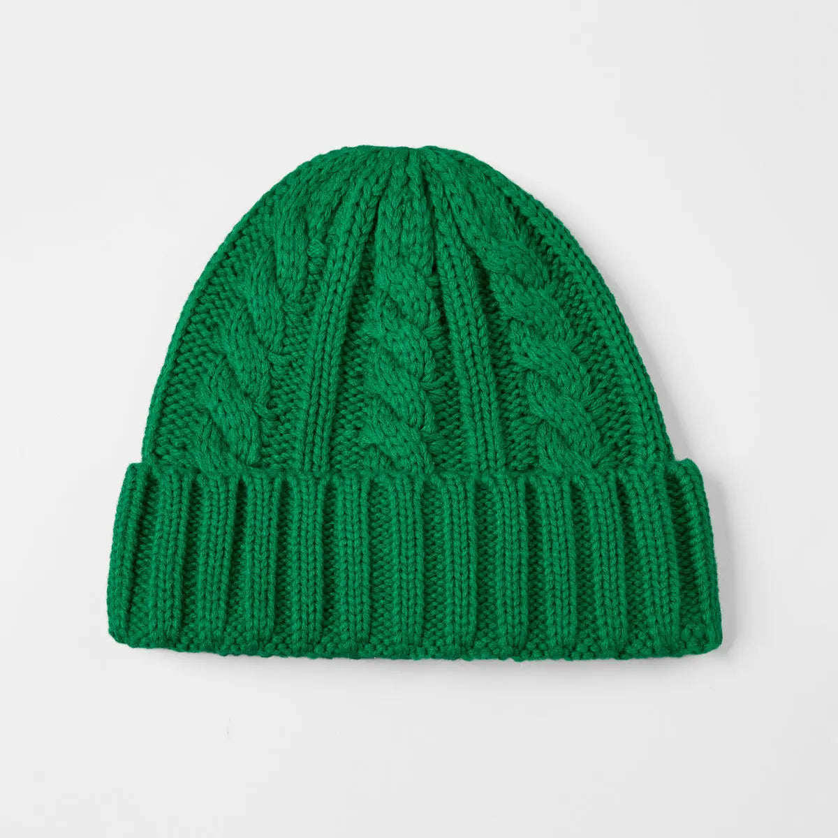 Blank Australian Wool Cable Knit Beanie - 1340