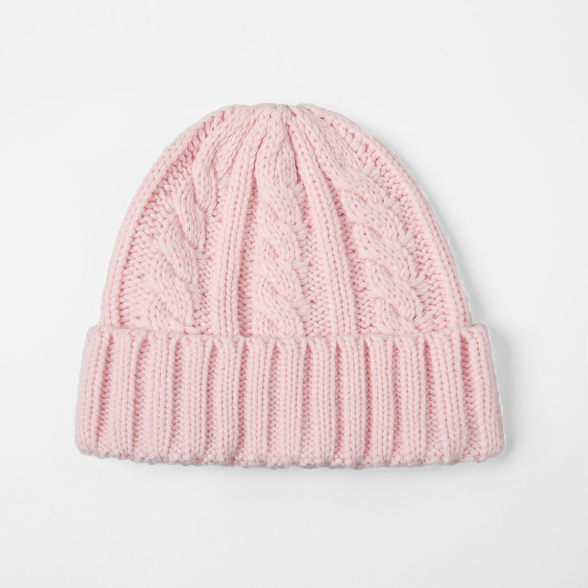 Blank Australian Wool Cable Knit Beanie - 1340