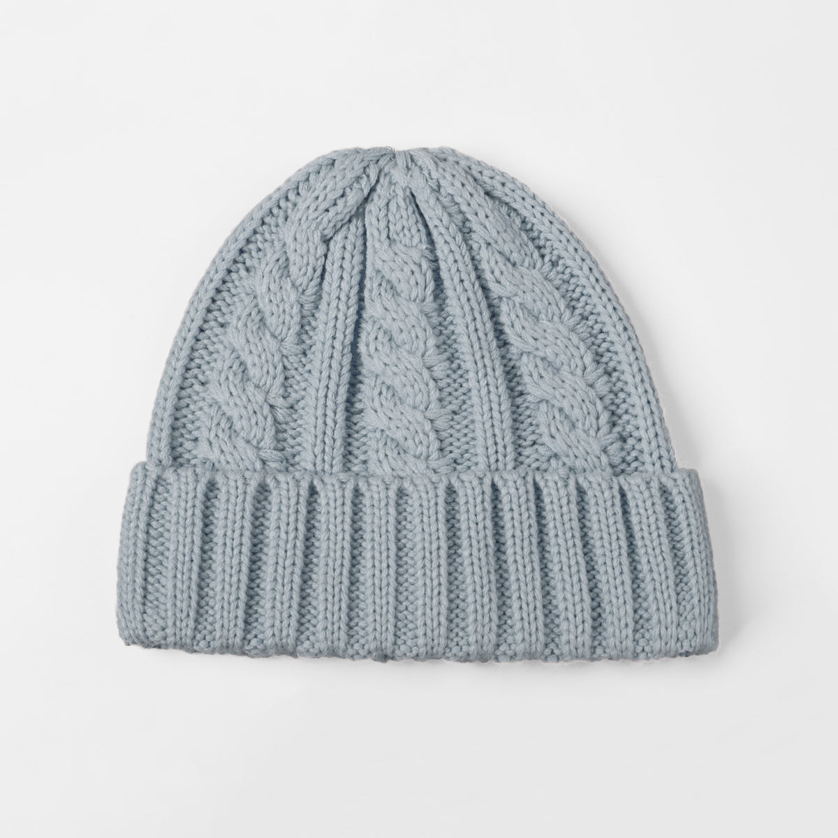Blank Australian Wool Cable Knit Beanie - 1340