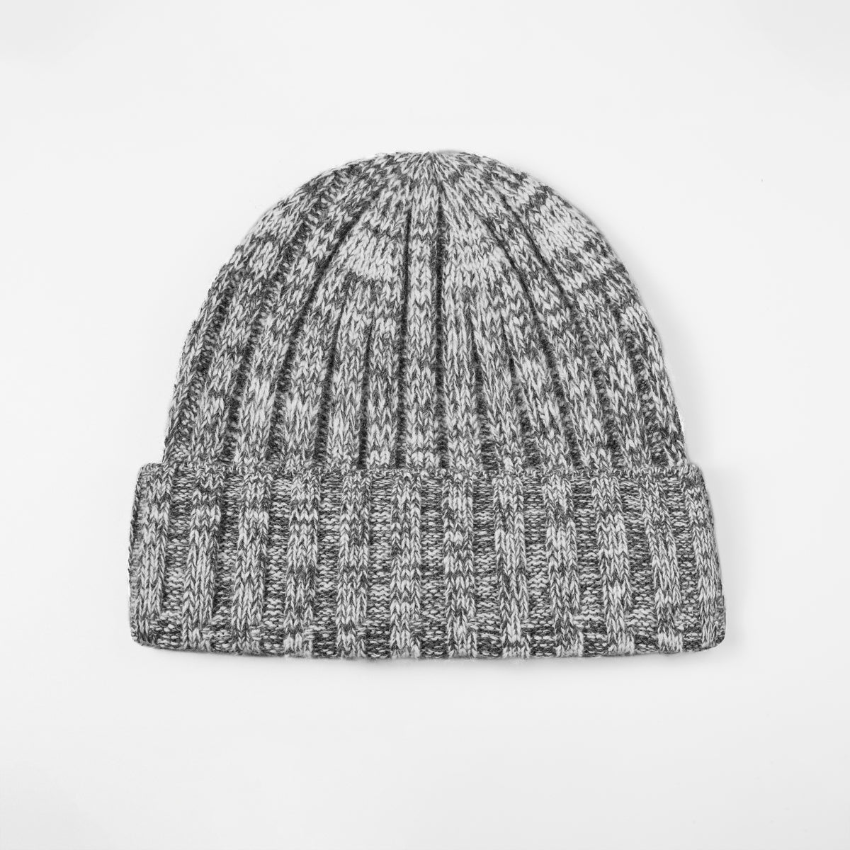 Blank Ribbed Merino Wool and Cashmere Blend Beanies - 1313