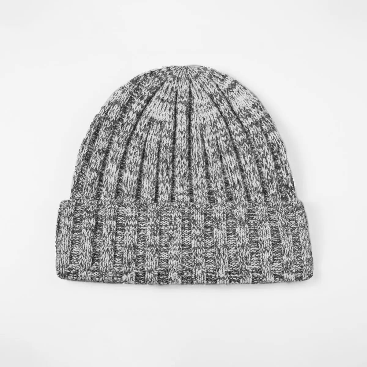 Blank Ribbed Merino Wool and Cashmere Blend Beanies - 1313