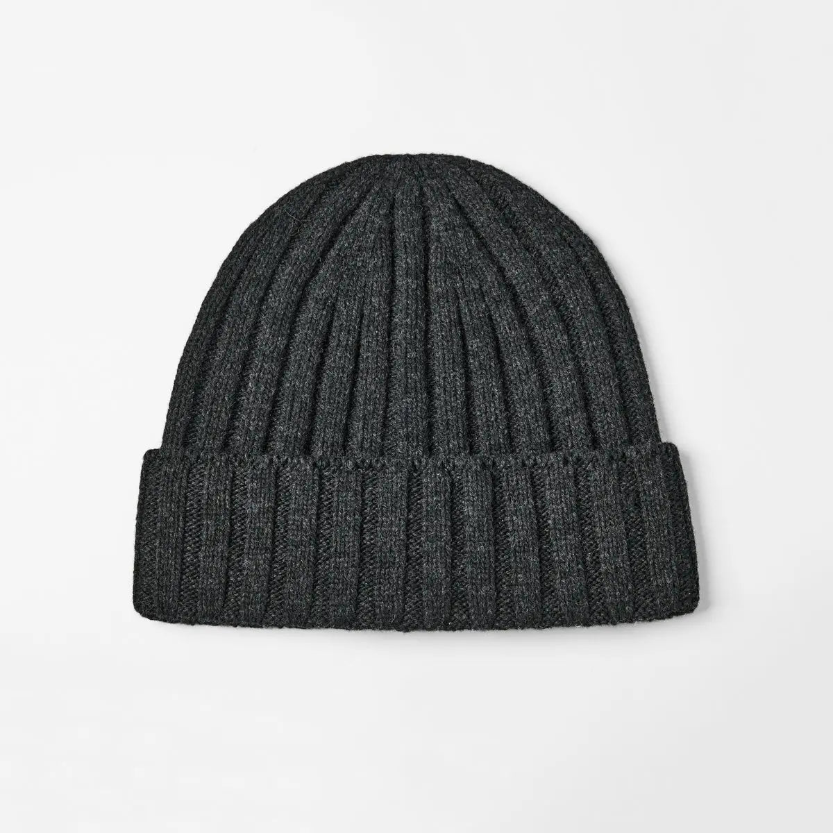 Blank Ribbed Merino Wool and Cashmere Blend Beanies - 1313