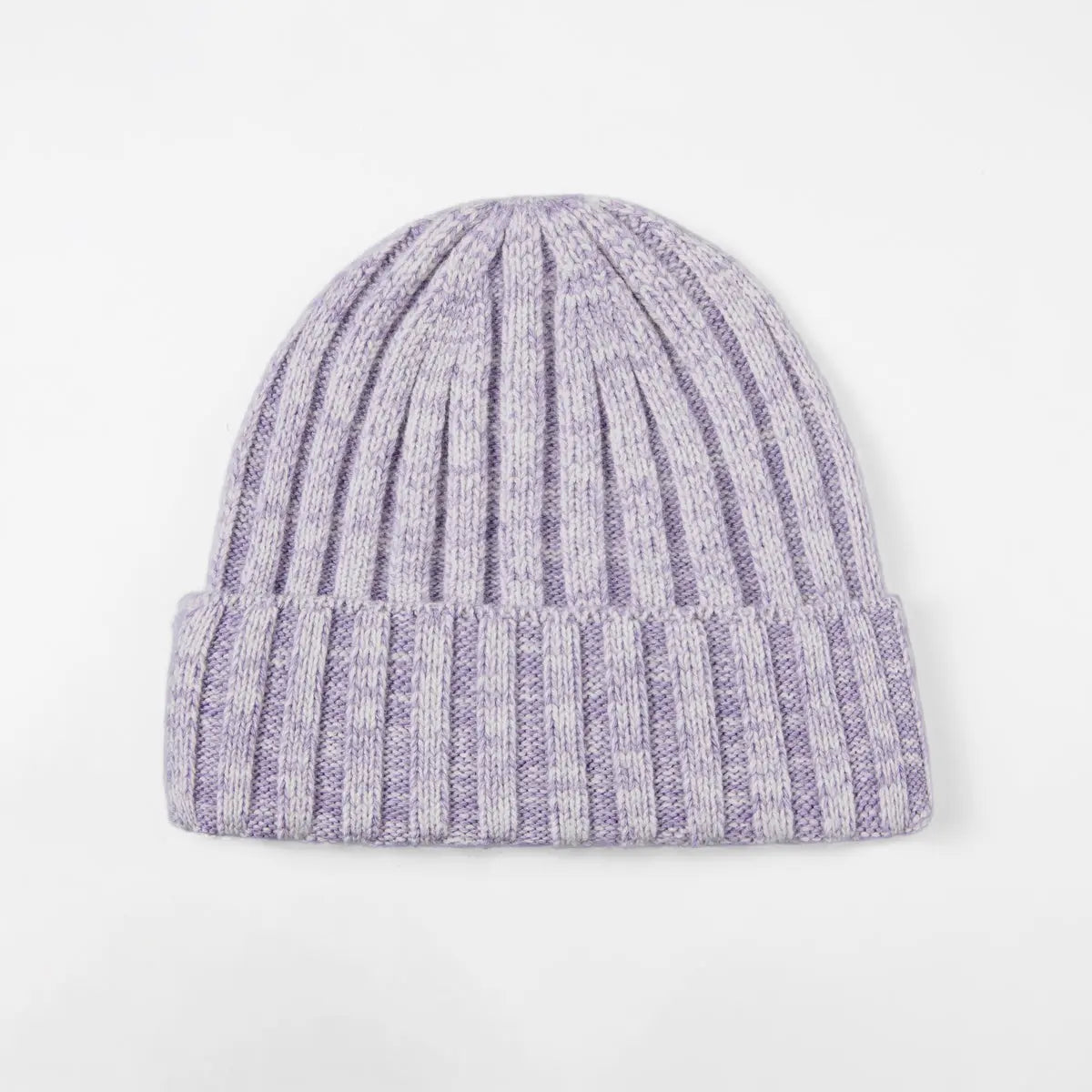 Blank Ribbed Merino Wool and Cashmere Blend Beanies - 1313