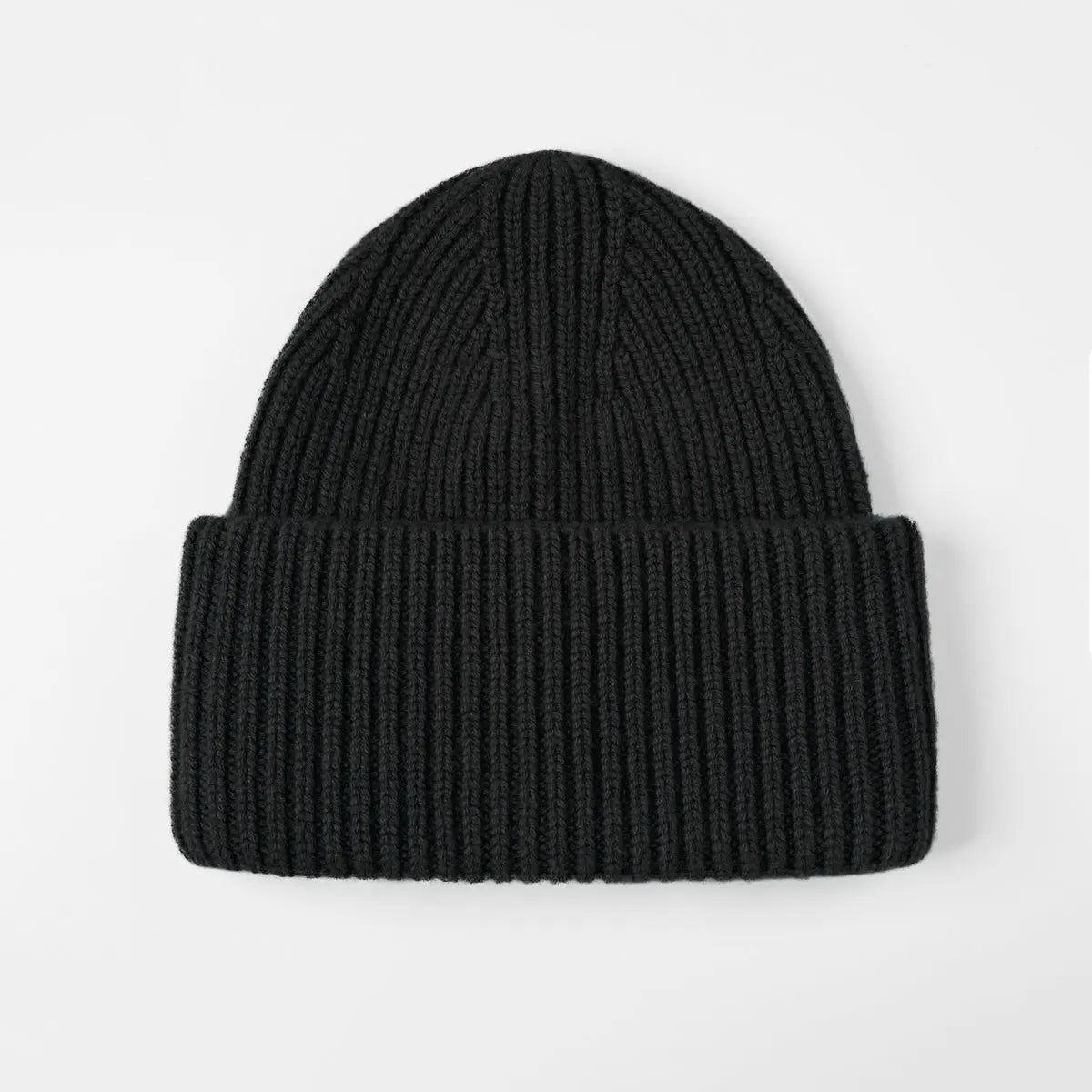 Blank High Cuffed Merino Wool Beanies - 1338