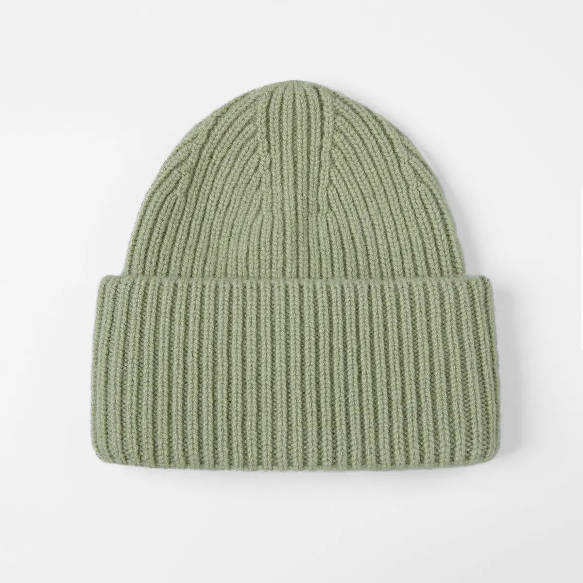 Blank High Cuffed Merino Wool Beanies - 1338