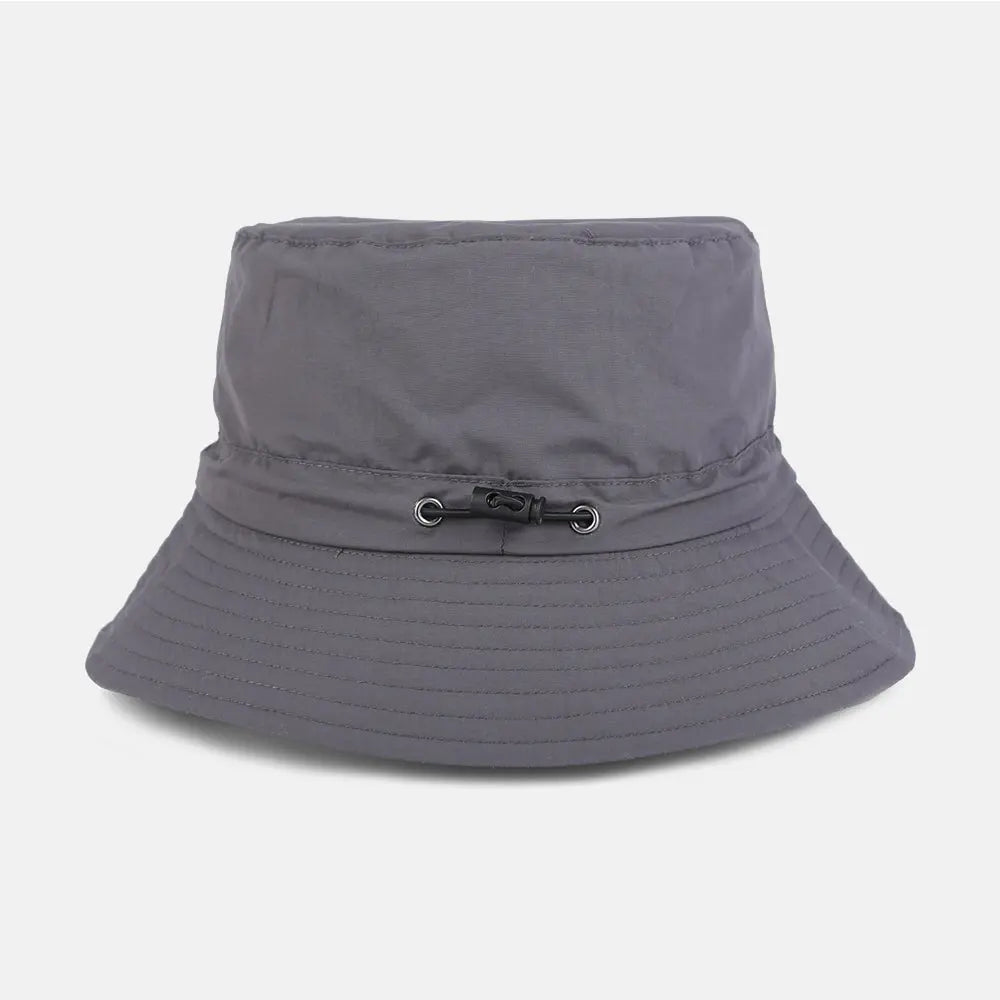 Blank Water Resistant Packable Bucket Hat with String UPF 50+ Wholesale - 128