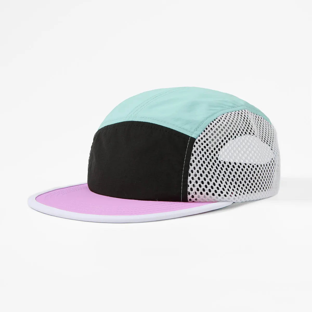 Blank Water Repellent 5 Panel Nylon Mesh Camper Hat - 5209 Foremost Hat