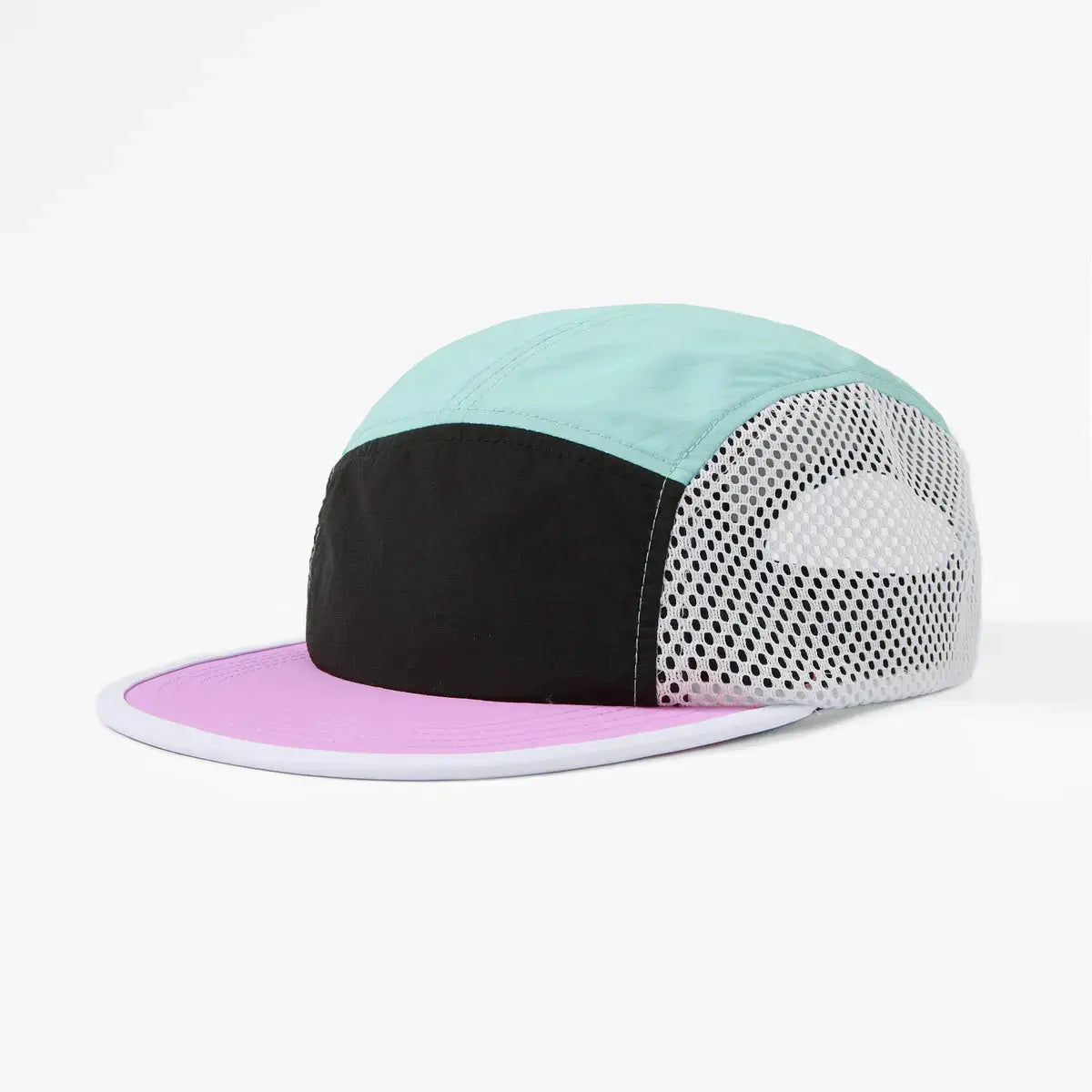 Blank Water Repellent 5 Panel Nylon Mesh Camper Hat - 5209 Foremost Hat