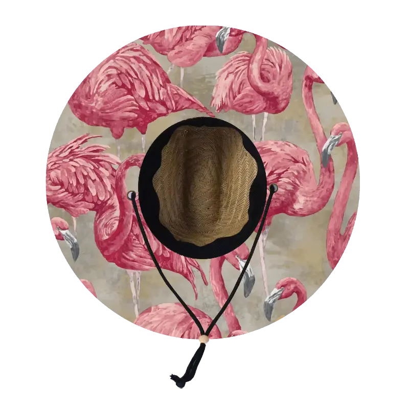 Straw Lifeguard Sun Hat Wholesale - Blank and Under Brim