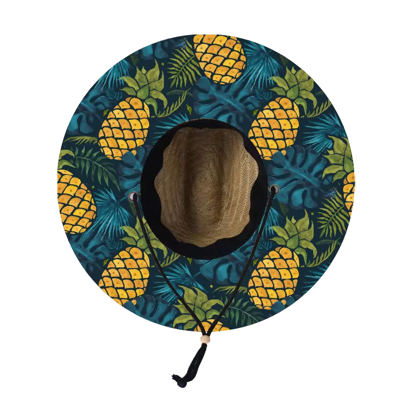 Straw Lifeguard Sun Hat Wholesale - Blank and Under Brim