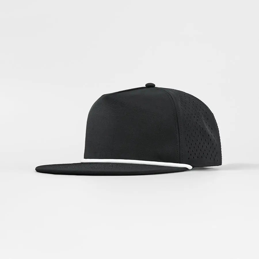 Blank Water Repellent 5 Panel Snapback Golf Hats with Rope Wholesale -