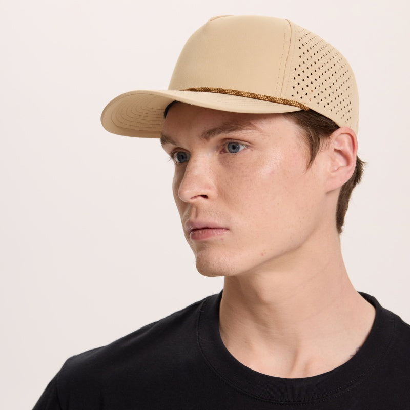 Blank & Custom 5 Panel Laser Performance Golf Rope Hat Wholesale - 6526P