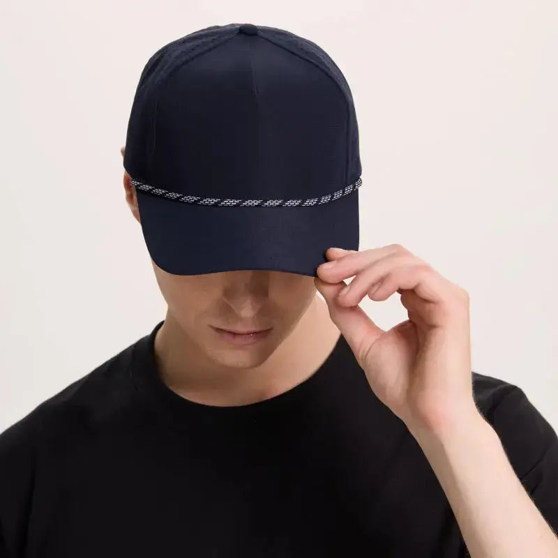 Blank & Custom 5 Panel Laser Performance Golf Rope Hat Wholesale - 6526P