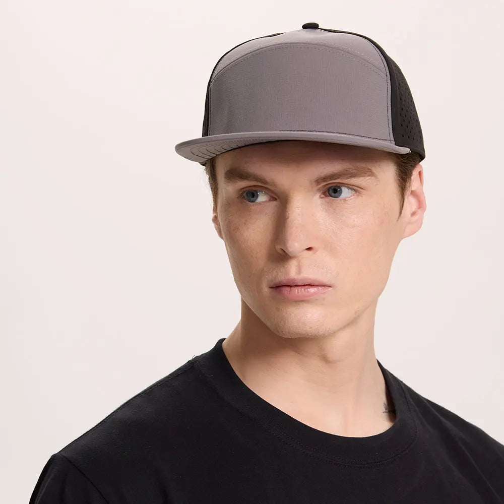 Blank Perforated Water Repellent Performance Snapback Golf Hat Wholesale - 6023