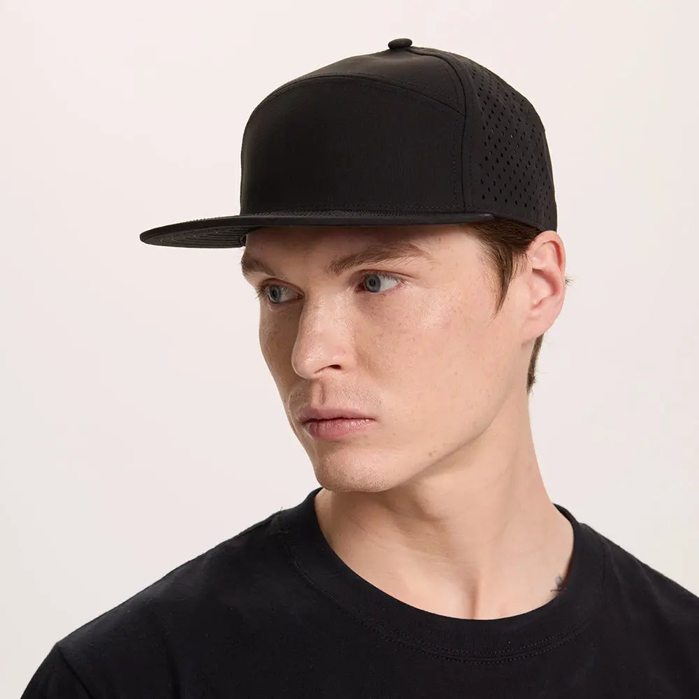 Blank Perforated Water Repellent Performance Snapback Golf Hat Wholesale - 6023