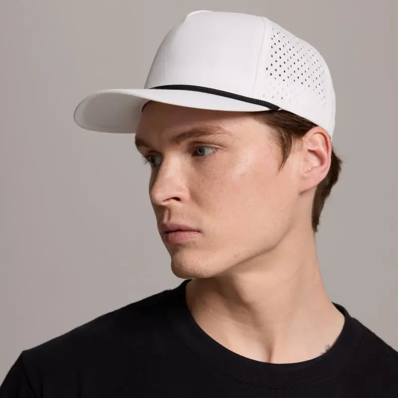 Blank & Custom 5 Panel Laser Performance Golf Rope Hat Wholesale - 6526P