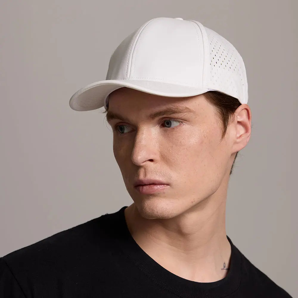Blank Performance Water Resistant Perforated Snapback Hat Wholesale - 6266