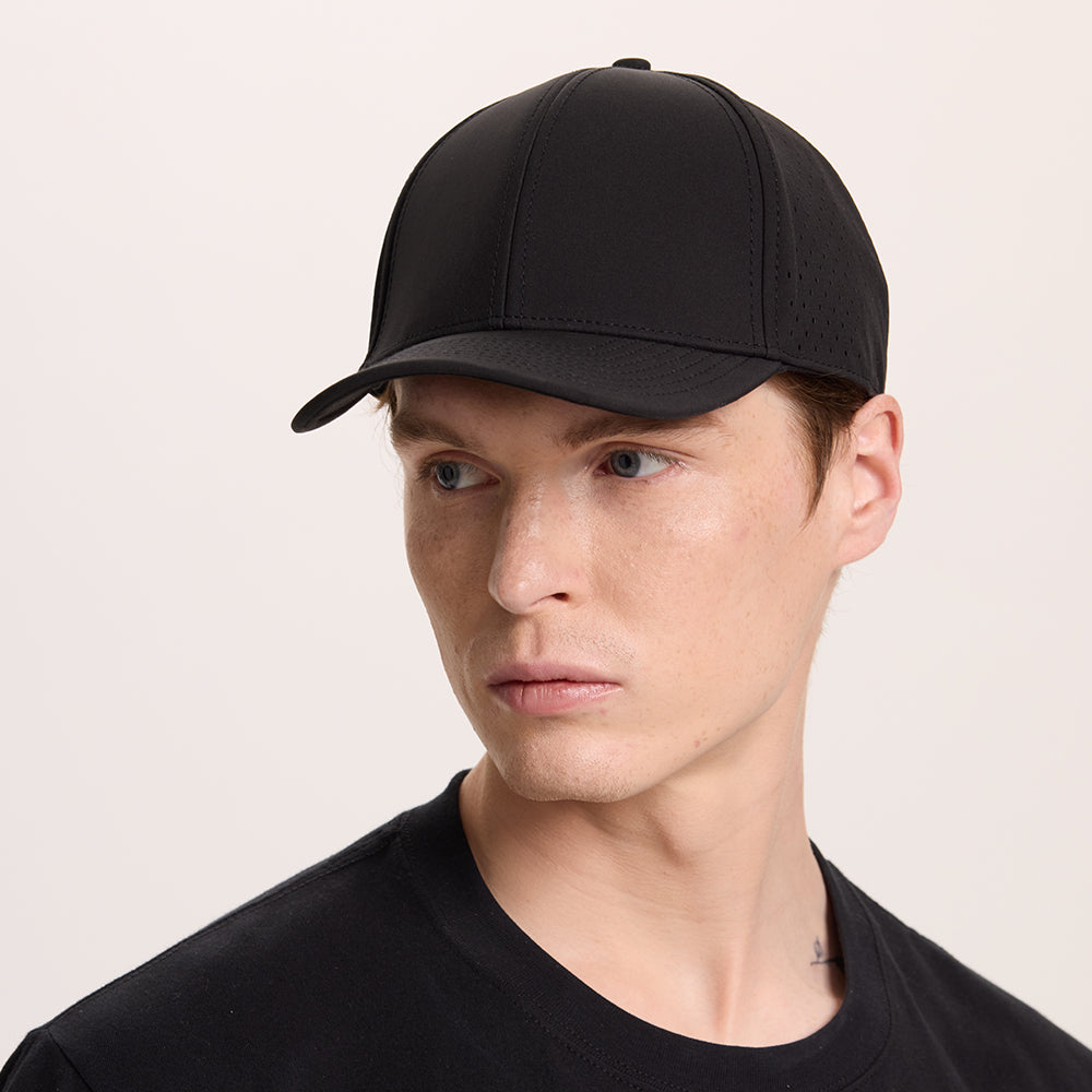 Blank Performance Water Resistant Perforated Snapback Hat Wholesale - 6266