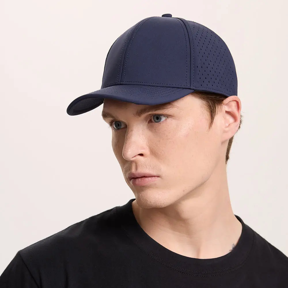 Blank Performance Water Resistant Perforated Snapback Hat Wholesale - 6266