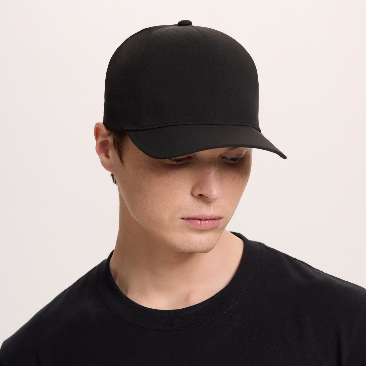 Blank Recycled Water Repellent Seamless Performance Fitted Cap Wholesale - 6096